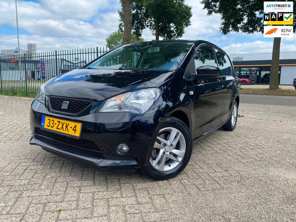 Seat Mii 1.0 Chill Out Navi Tel Airco Pano Km 63602, Voorwielaandrijving, Euro 5, Stof, Gebruikt