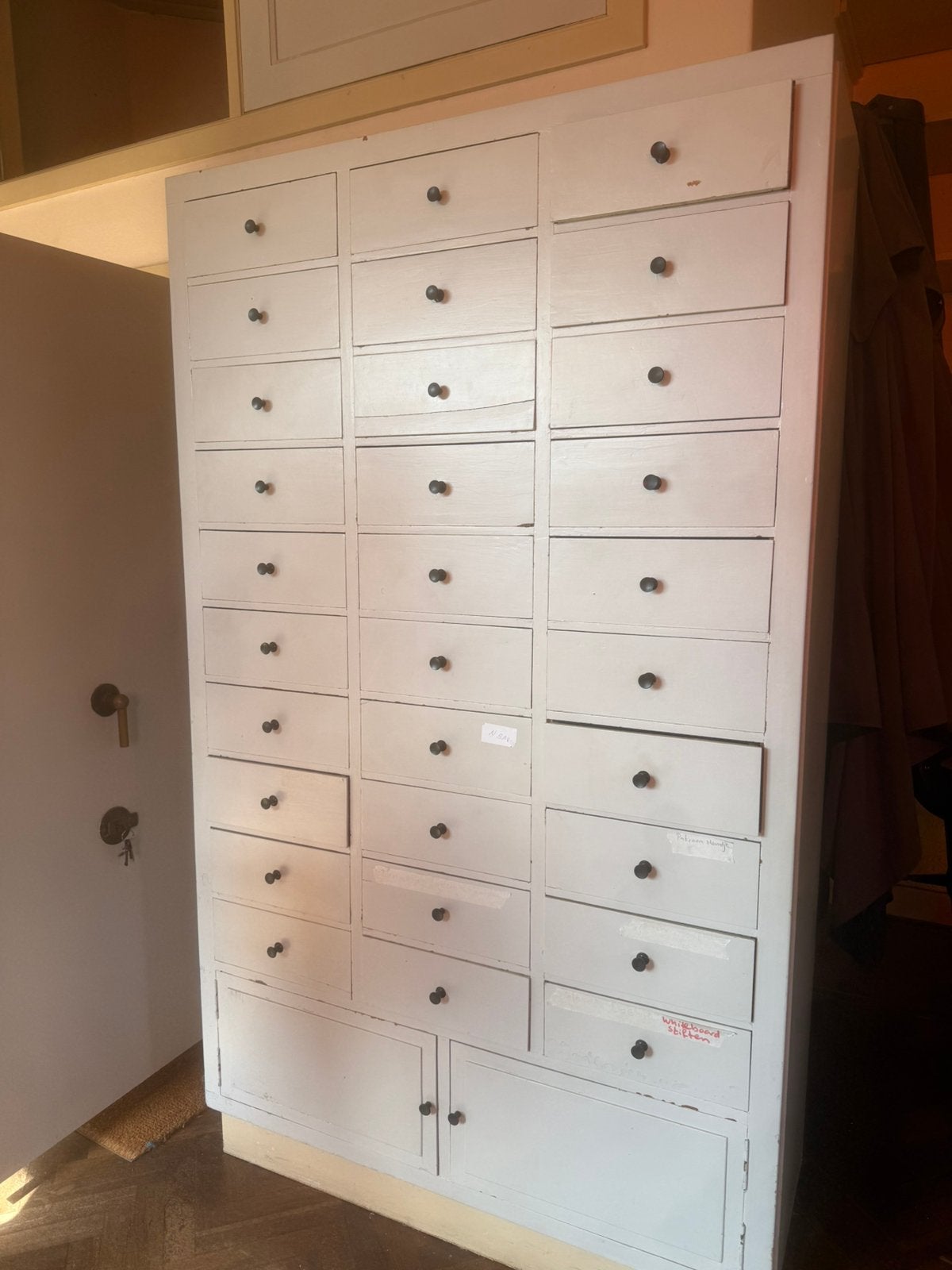 Oude apothekerskast, Huis en Inrichting, 5 laden of meer, Ophalen, Gebruikt, 25 tot 50 cm