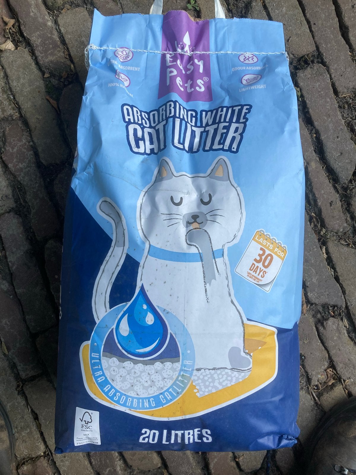 Kattegrid, Ophalen, Nieuw