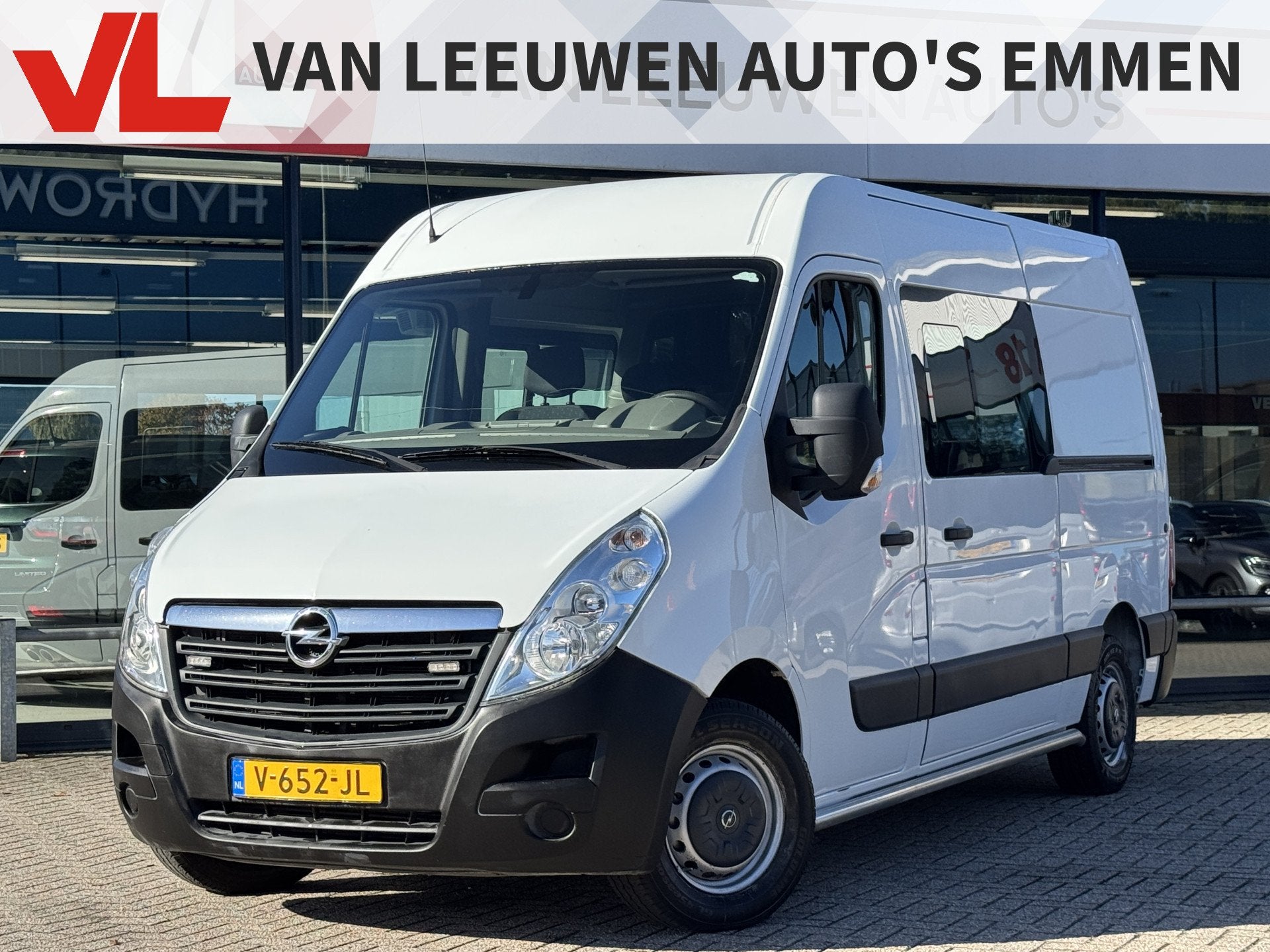 Opel Movano 2.3 CDTI BiTurbo L3H2 EL DC Start/Stop, Auto's, 145 pk, Gebruikt, 4 cilinders, Wit