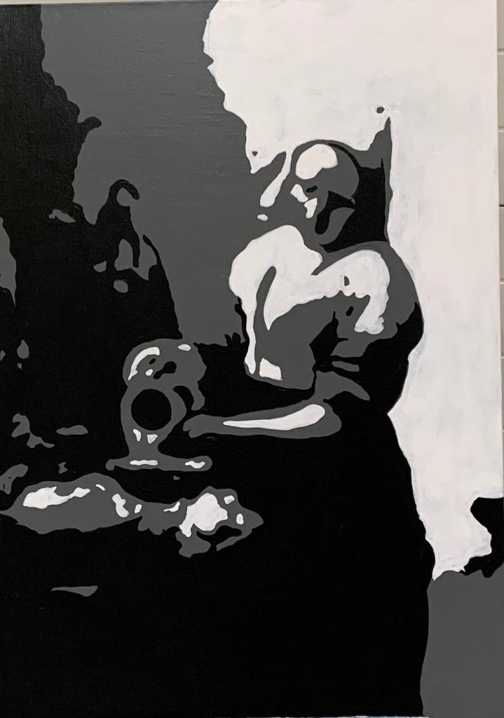 Schilderij Klassiek wordt Modern Melkmeisje, Ophalen, Oorspronkelijke maker, Nieuw, Schilderij