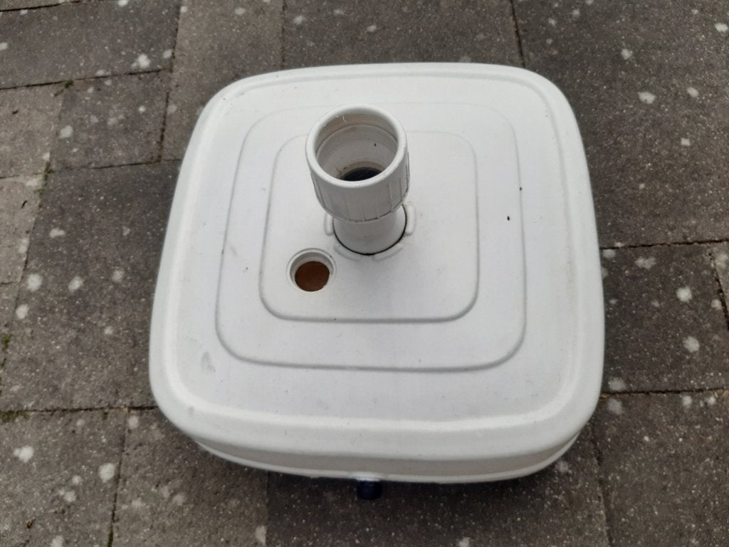 Gratis parasolvoet, Gebruikt, Ophalen of Verzenden, Minder dan 1 meter, Parasolvoet