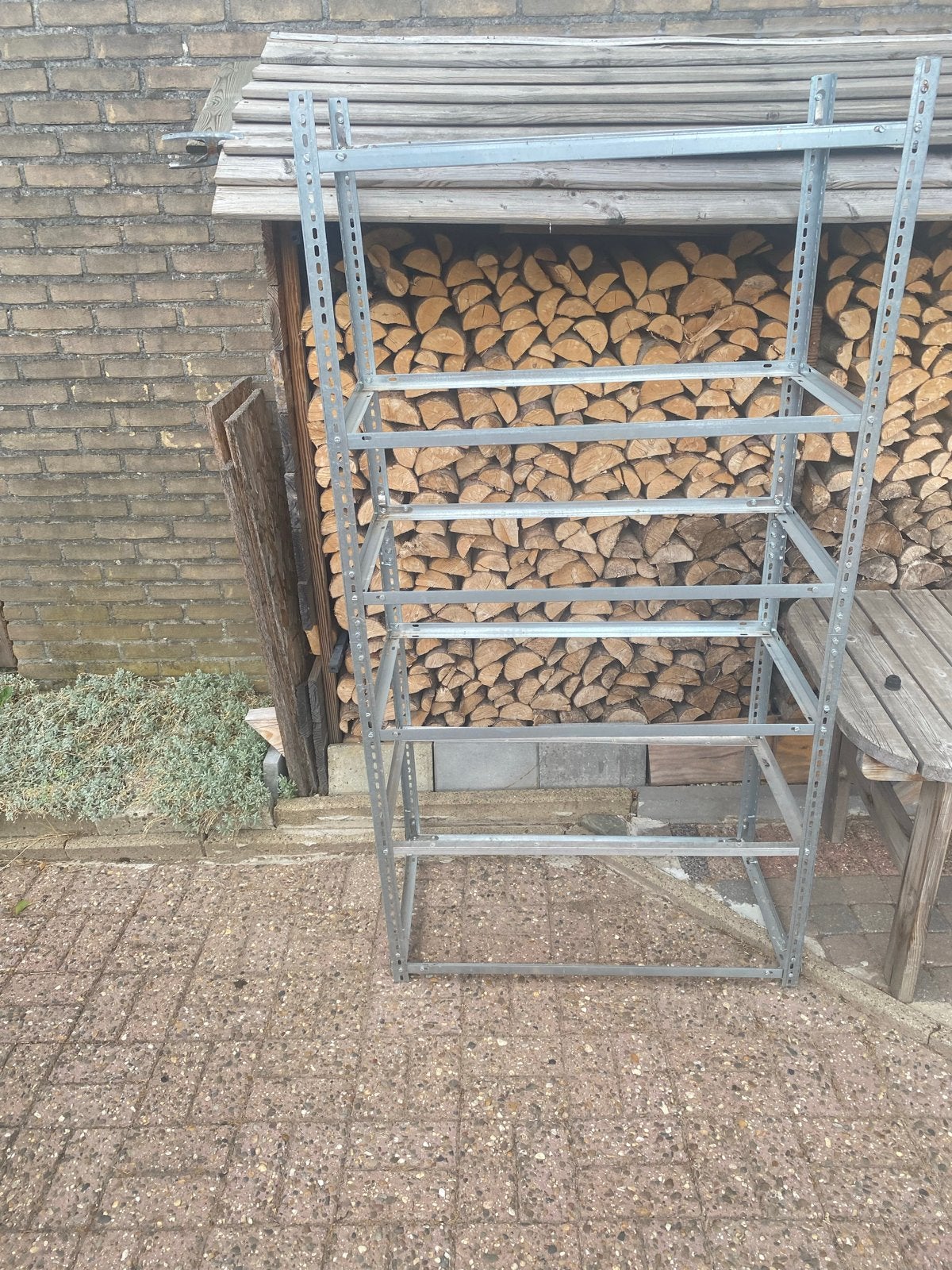 Rek met planken(kan bezorgd worden), Ophalen of Verzenden, Gebruikt