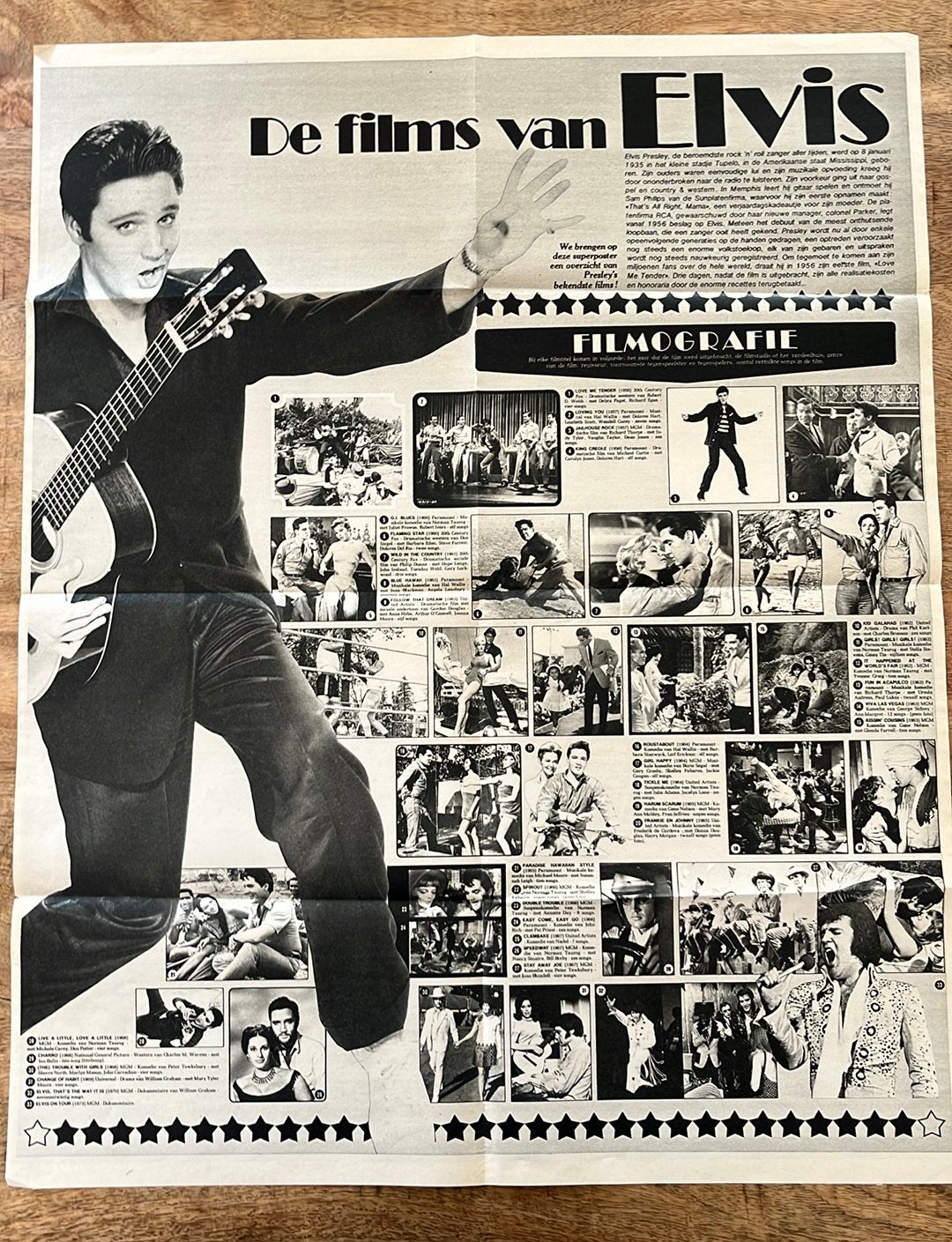 Poster Cliff Richard / Elvis Presley uit de Joepie 1976, Verzamelen, Muziek, Artiesten en Beroemdheden, Ophalen of Verzenden, Zo goed als nieuw