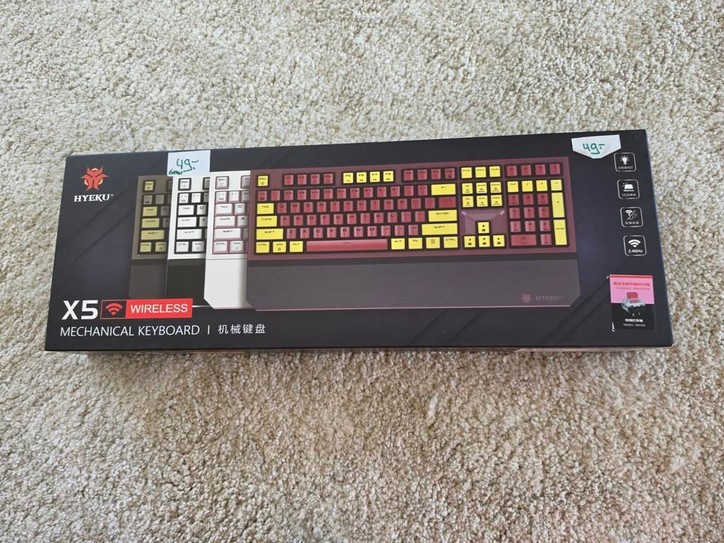 HYEKU X5 Draadloos Mechanisch Toetsenbord - Gaming, Gaming toetsenbord, HYEKU, Nieuw, Ophalen of Verzenden