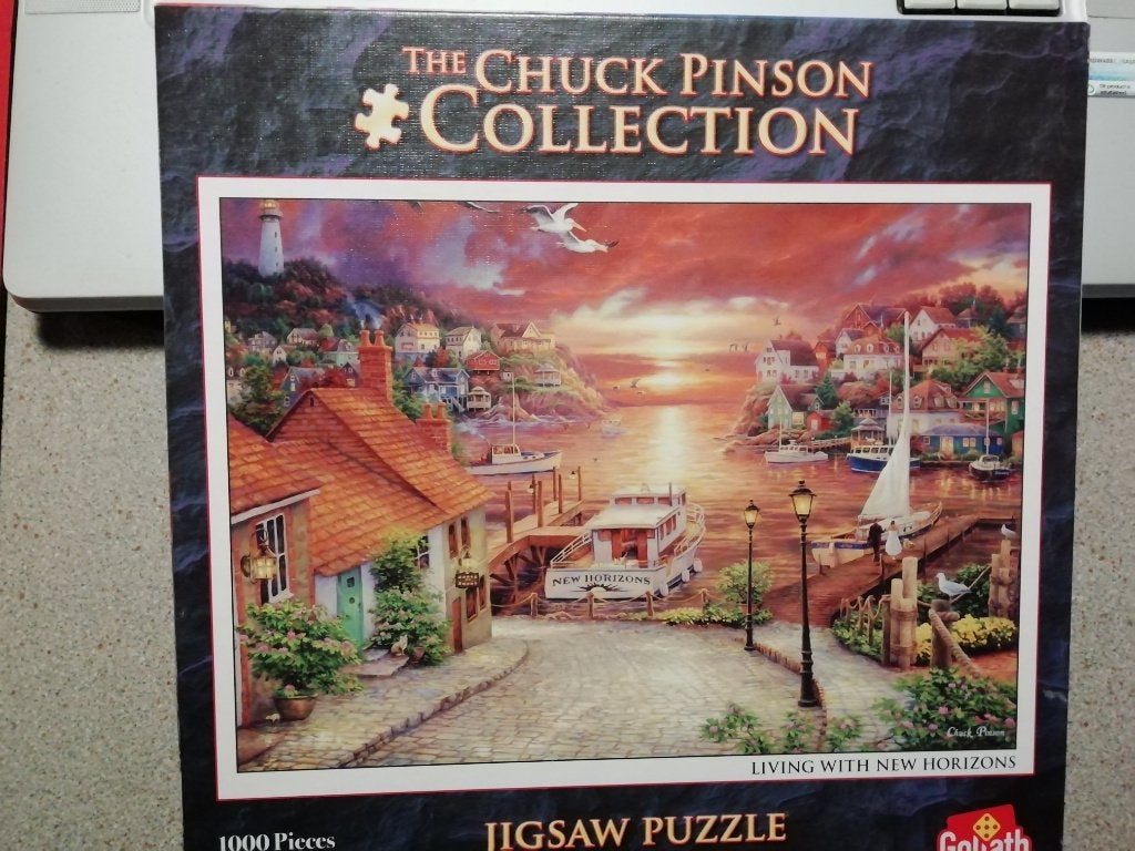Goliath Puzzle Living with new Horizons, Hobby en Vrije tijd, Ophalen of Verzenden, 500 t/m 1500 stukjes, Zo goed als nieuw, Legpuzzel