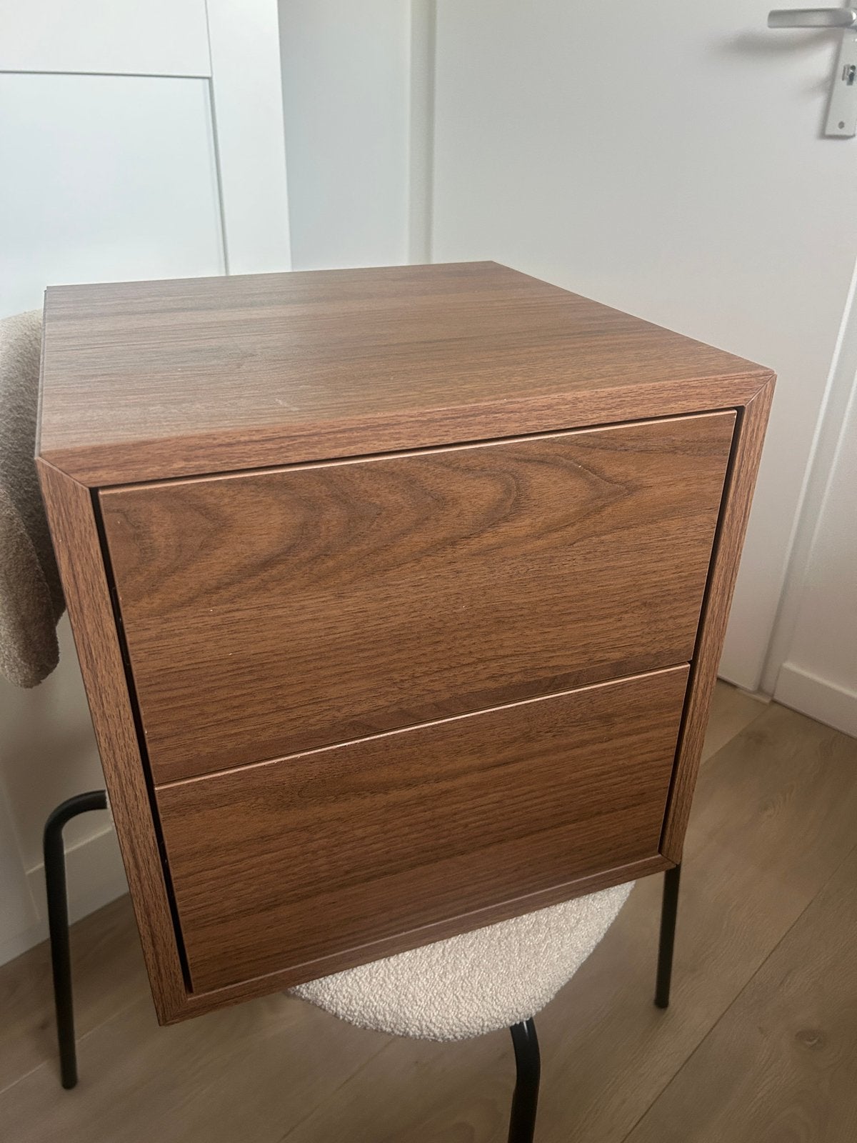 Nieuw! Ikea Eket kast met 2 lades, walnoot, 35x35x35, Minder dan 50 cm, Nieuw, Ophalen of Verzenden, Minder dan 100 cm
