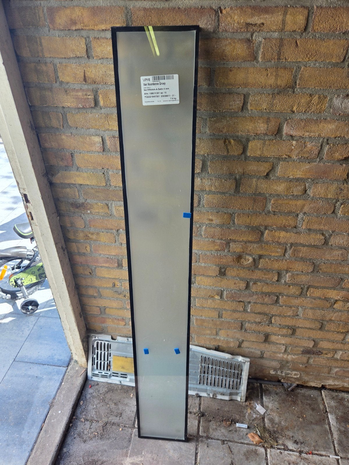 Glasplaat - 1985 x 221 x 8 mm, Ophalen, Minder dan 80 cm, Nieuw, 160 cm of meer