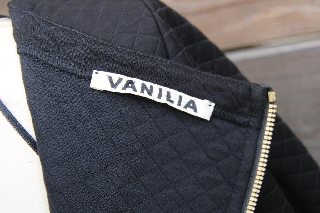 Jurk zwart Vanilia mt 42 Vaste prijs, Vanilia, Zwart, Maat 42/44 (L), Ophalen of Verzenden