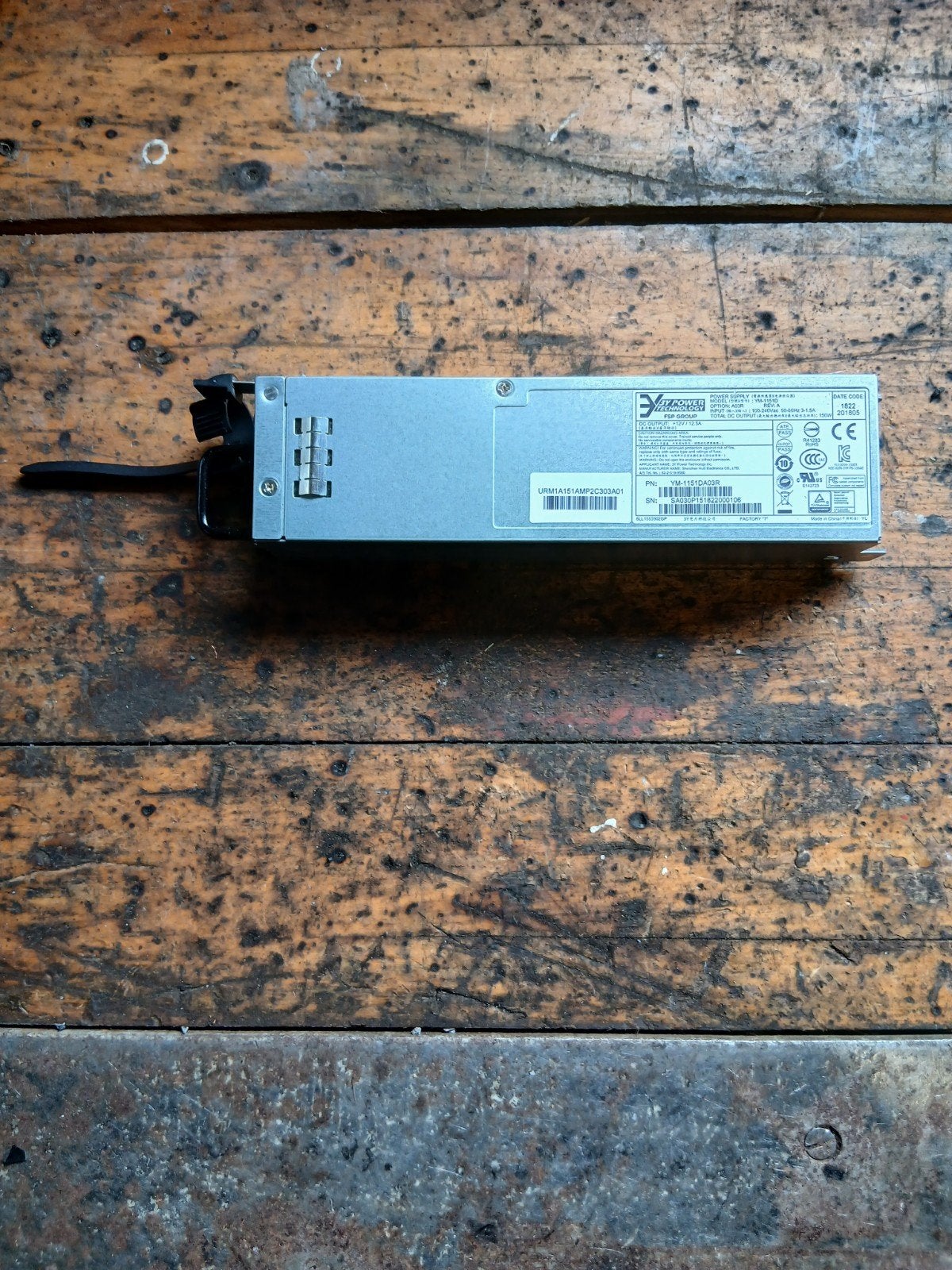 3Y Power Technology YM-1151D Server Voeding, 3Y Power Technology, Gebruikt, Shenzhen Huit Electronics CO., LTD., Ophalen of Verzenden