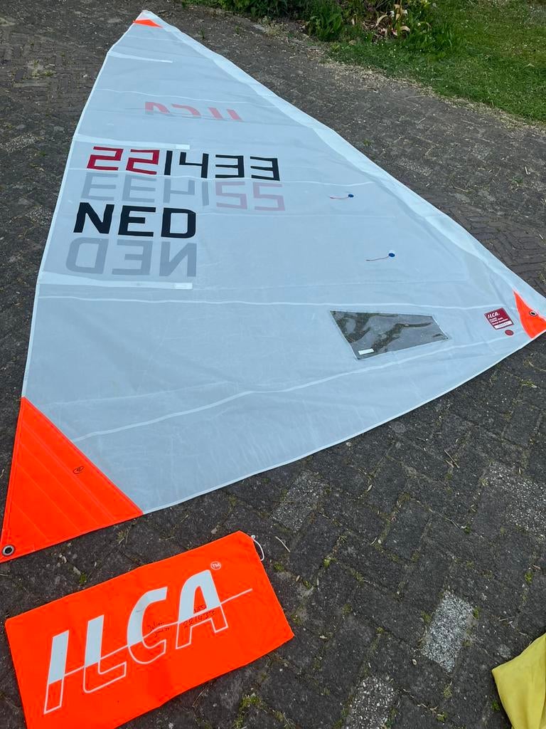 ILCA 4 zeil (Hyde), Watersport en Boten, Zeilen en Zeiltoebehoren, Ophalen of Verzenden, Zo goed als nieuw, Minder dan 15 m²