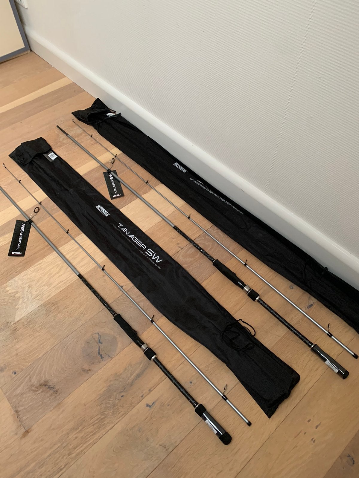 Nieuwe Mitchell Tanager SW spinhengel, 2.70m & 15-50 gr, Mitchell, Werphengel, Nieuw, Ophalen of Verzenden