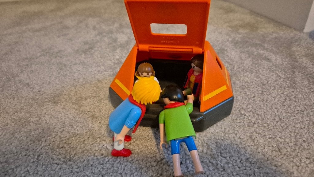 Playmobil 5545 Reddingsvlot met drenkelingen, Ophalen of Verzenden, Zo goed als nieuw
