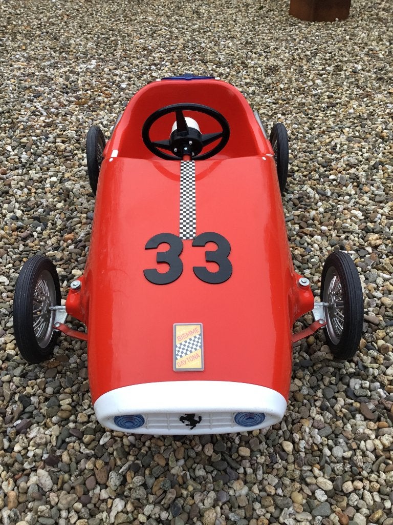 Trapauto Ferrari, Ophalen