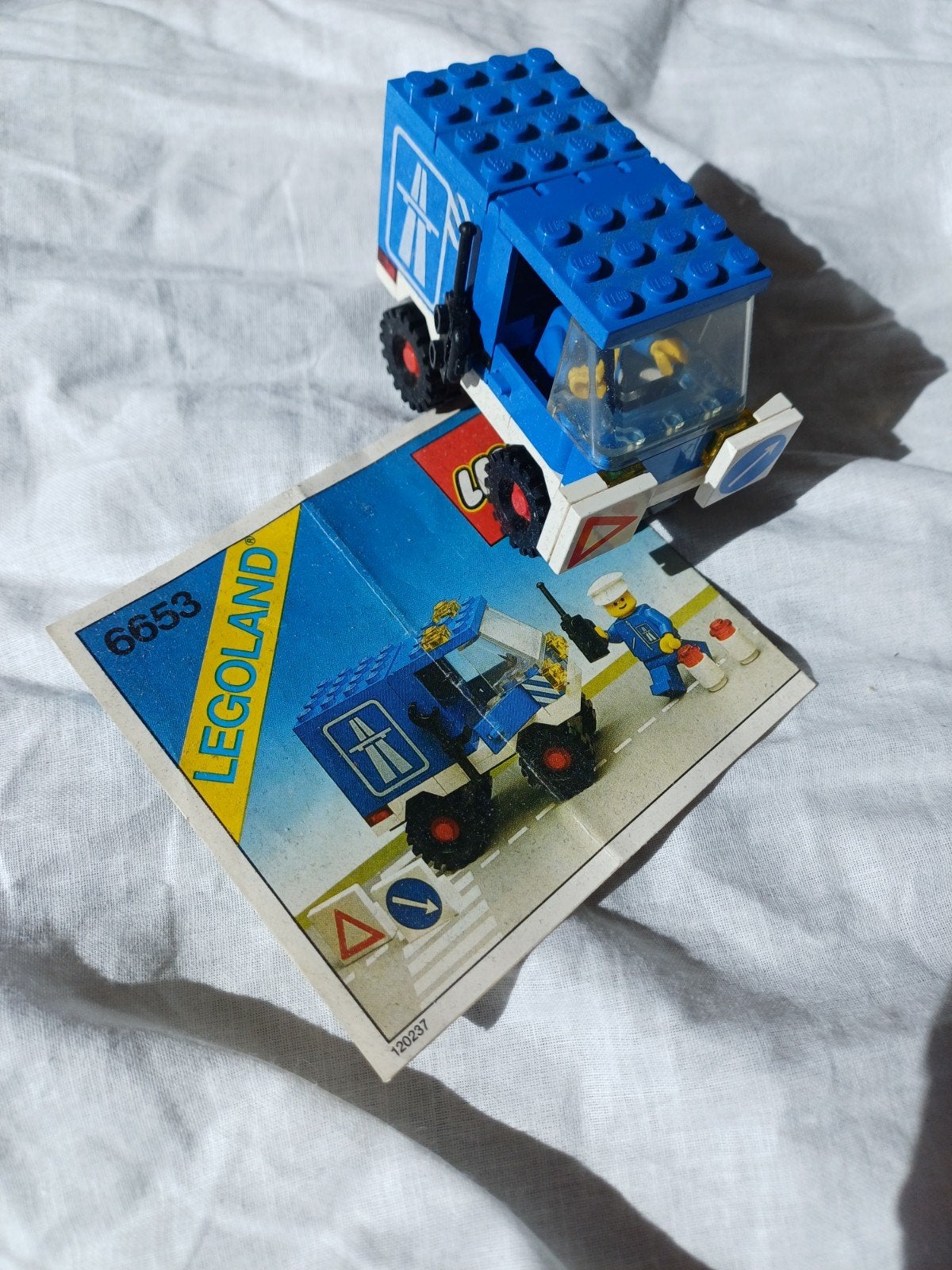 Lego Legoland 6653 - Vrachtwagen met instructies, Kinderen en Baby's, Speelgoed | Duplo en Lego, Gebruikt, Lego, Ophalen of Verzenden