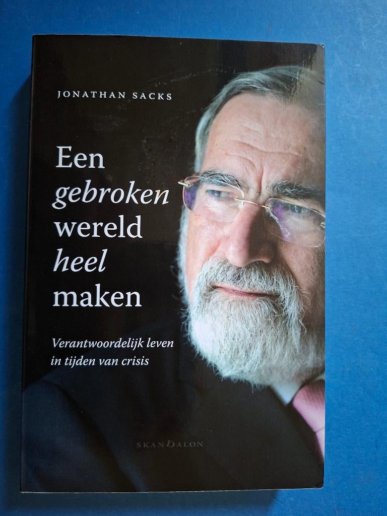 Een gebroken wereld heel maken - Jonathan Sacks, Verzenden, Zo goed als nieuw, Overige onderwerpen, Achtergrond en Informatie
