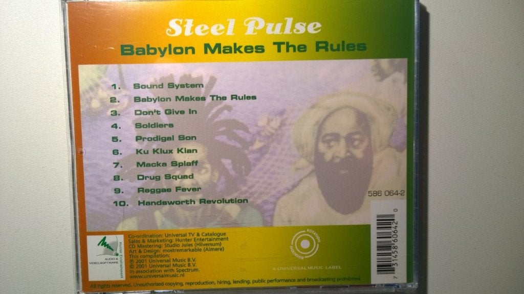 Steel Pulse - Babylon Makes The Rules, Ophalen of Verzenden, Reggae, Zo goed als nieuw, Album