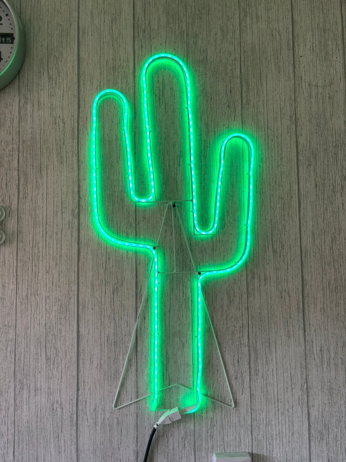 Led verlichting cactus, Ophalen, Zo goed als nieuw