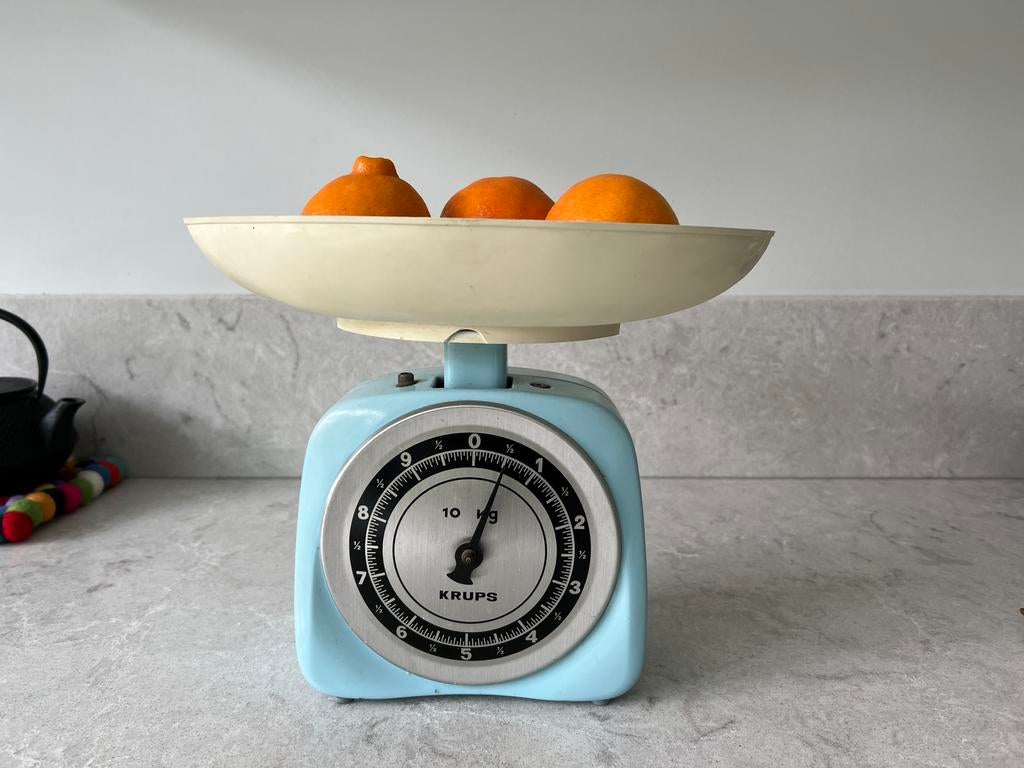 Vintage Krups weegschaal, Ophalen of Verzenden, Gebruikt