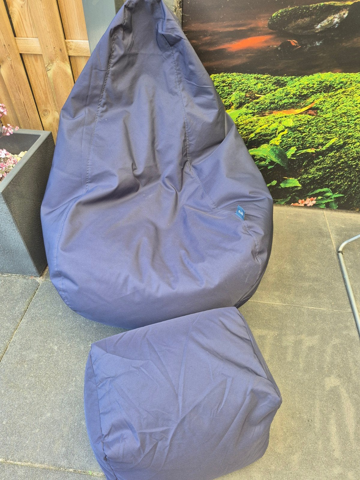 loft 24 zitzak blauw, Ophalen