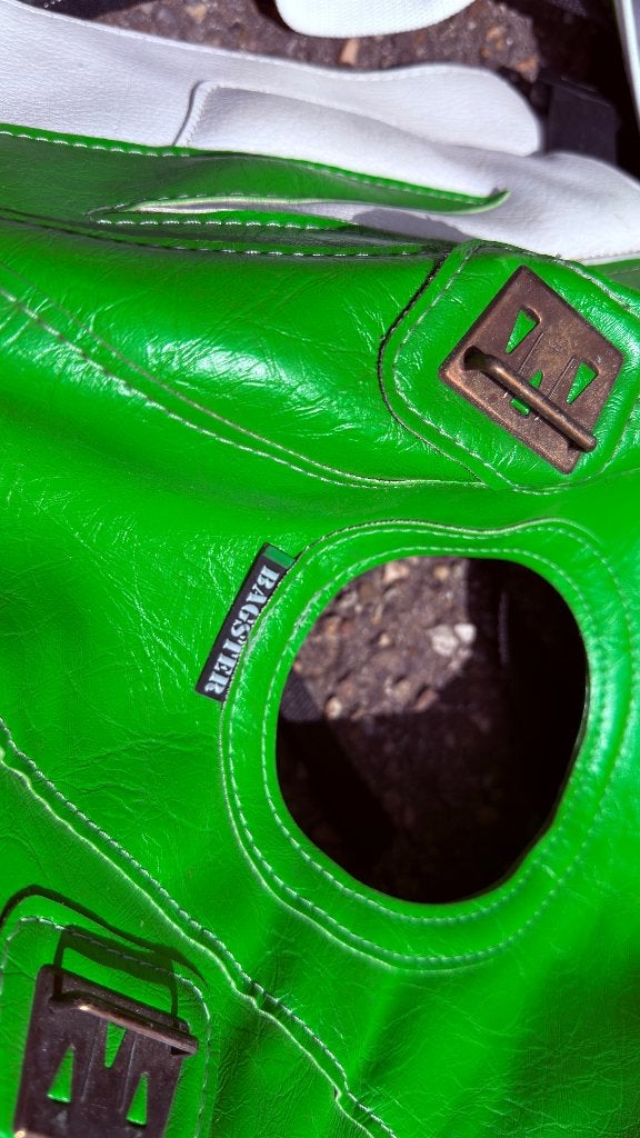 Tankcover groen voor Kawasaki zx6 r groen BAGSTER met tas, Ophalen of Verzenden, Gebruikt