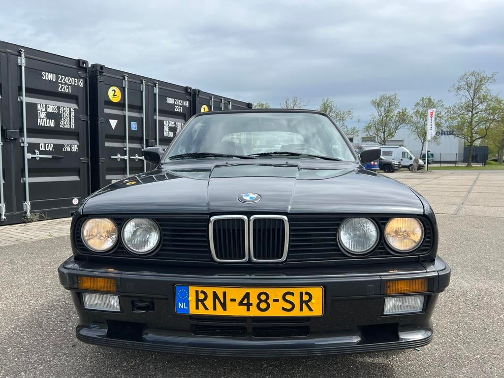 BMW 325 I Bauer 3-Serie 2.5 1987 Zwart M technic, Auto's, Zwart, Origineel Nederlands, Handgeschakeld, 3-Serie