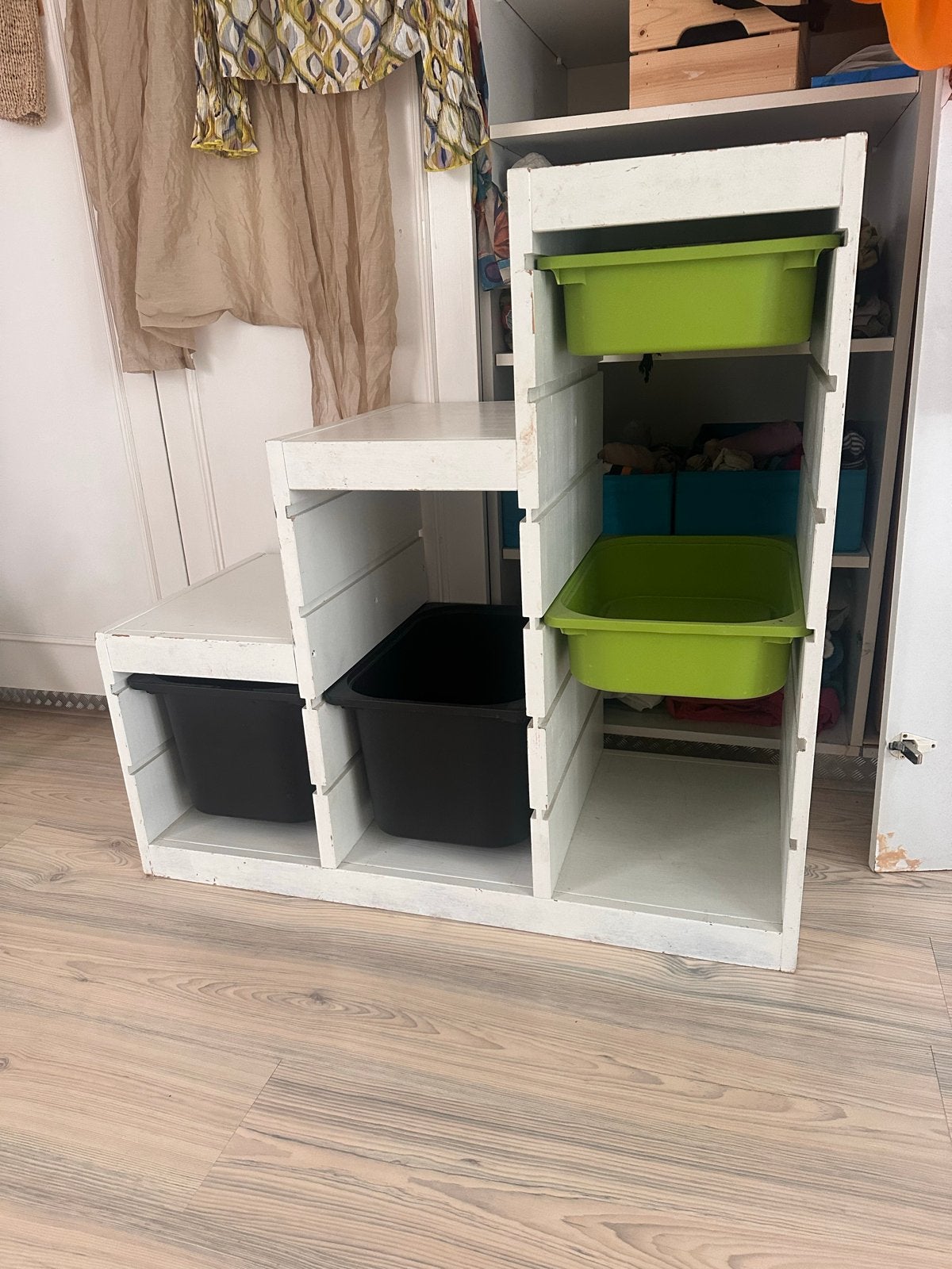 IKEA Trofast opbergmeubel met 2 zwarte lades, Ophalen, Gebruikt, Kast