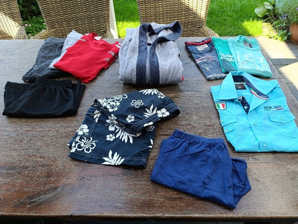 Kedingpakket, kleding set, maat 152 - maat 158, Ophalen of Verzenden, Gebruikt, Jongen, Setje