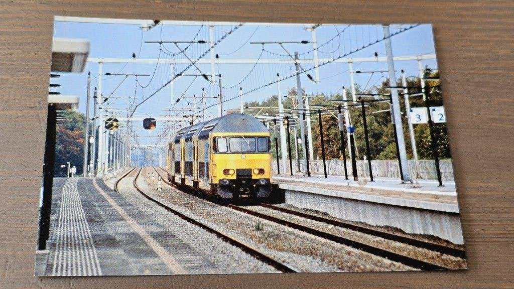 Foto TREIN NS Nederlandse Spoorwegen Dubbeldekker DDM, Verzenden, Gebruikt, Trein, Overige typen