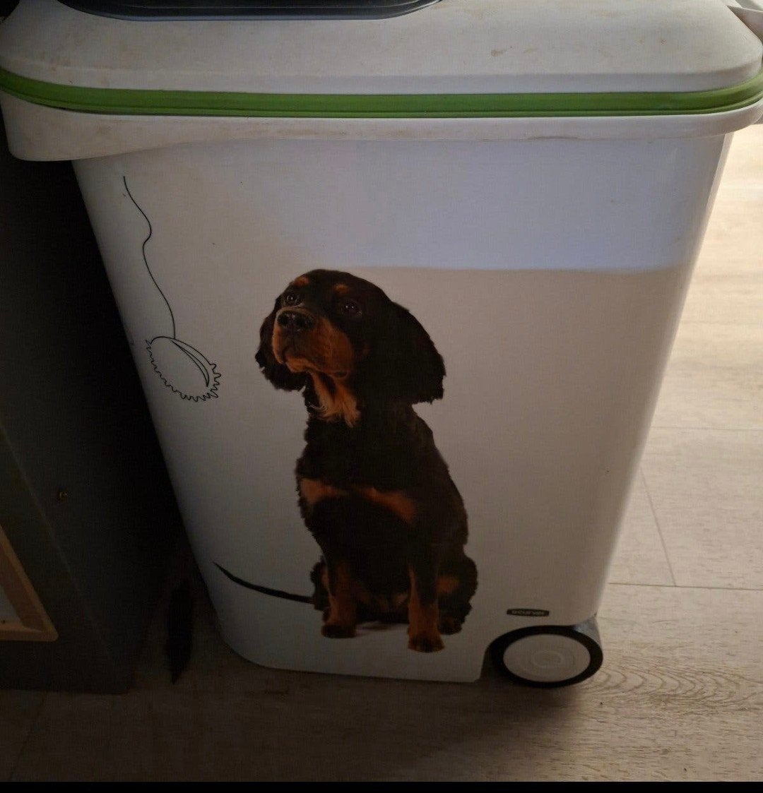 grote voerton met ruim 15 kg cavom lam rijst, Dieren en Toebehoren, Dierenvoeding, Ophalen, Hond