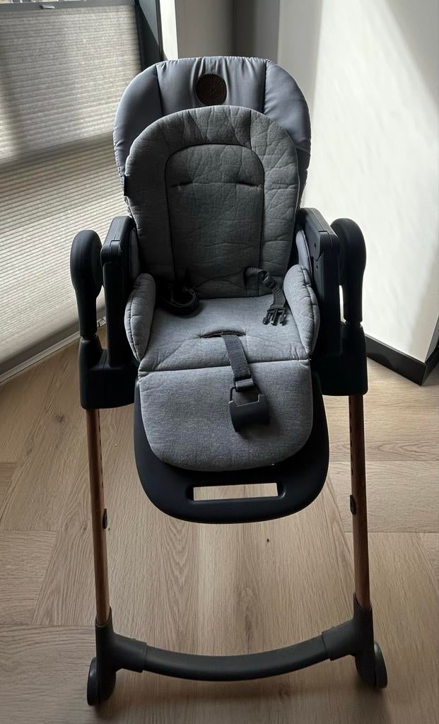 Maxi-Cosi Minla inklapbare kinder eetstoel, Ophalen, Gebruikt, Meegroeistoel, Gordel(s)
