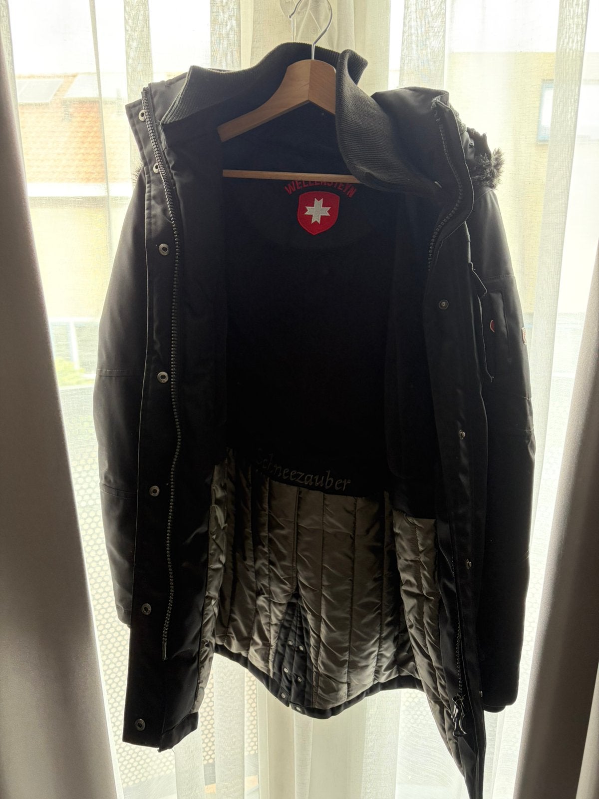 Originele Wellensteyn winter/ski jas maat S, Kleding | Dames, Jassen | Winter, Ophalen, Zo goed als nieuw, Maat 36 (S), Zwart