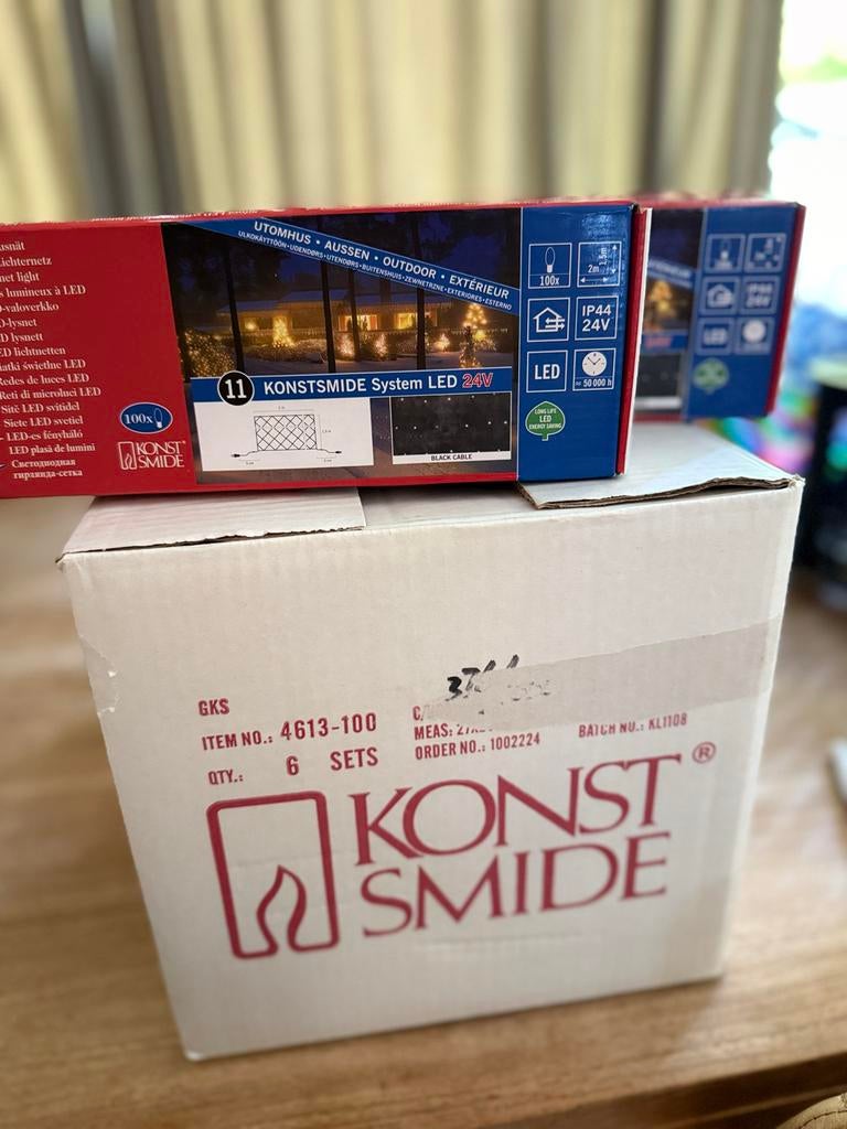 30 dozen Konstsmide LED Lichtnet 24V, Kunststof, Minder dan 50 watt, Overige typen, Nieuw