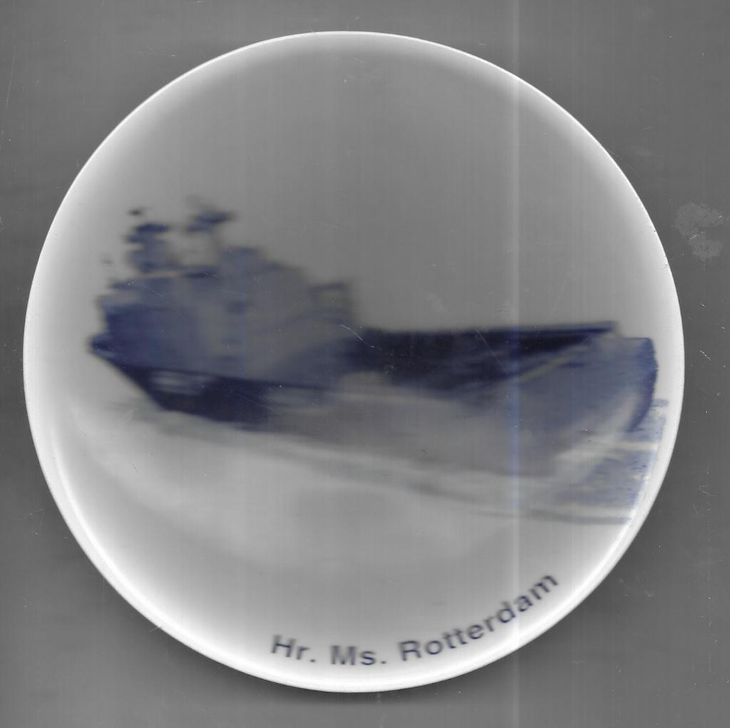 M.S. ROTTERDAM HOL.AM.LIJNPLATEELBAKKERIJ SCHOONHOVEN DELFT, Ophalen of Verzenden