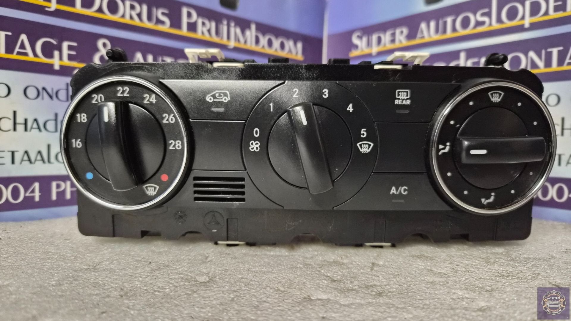Mercedes-Benz B W245 Kachel Airco Climate control bediening, Gebruikt, Mercedes-Benz AG, Mercedes-Benz, Ophalen of Verzenden