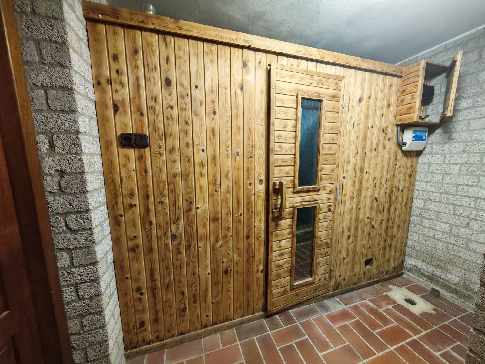 Complete origineel Finse sauna, Ophalen, Gebruikt, Fins of Traditioneel, Complete sauna