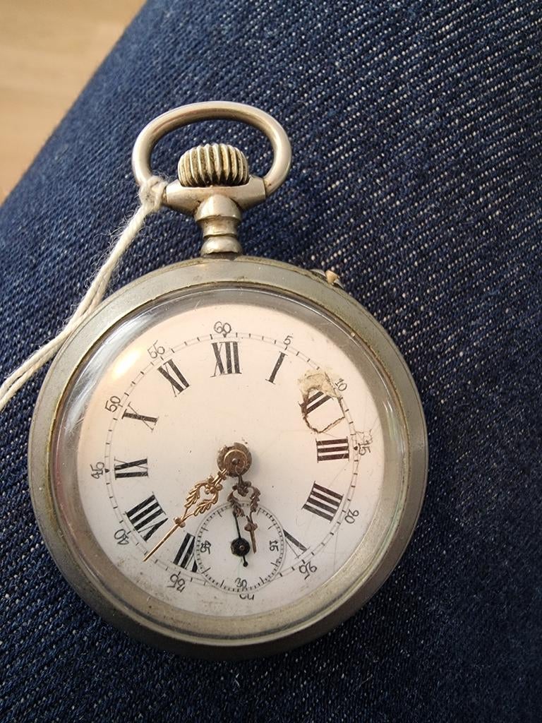 Antiek zakhorloge, Ophalen of Verzenden, Overige materialen, Overige merken