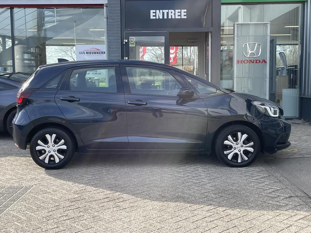 HONDA Jazz 1.5 e:HEV 109pk Hybrid Automaat Elegance | Carpla, Auto's, Honda, 12 maanden, Stof, Blauw, Origineel Nederlands