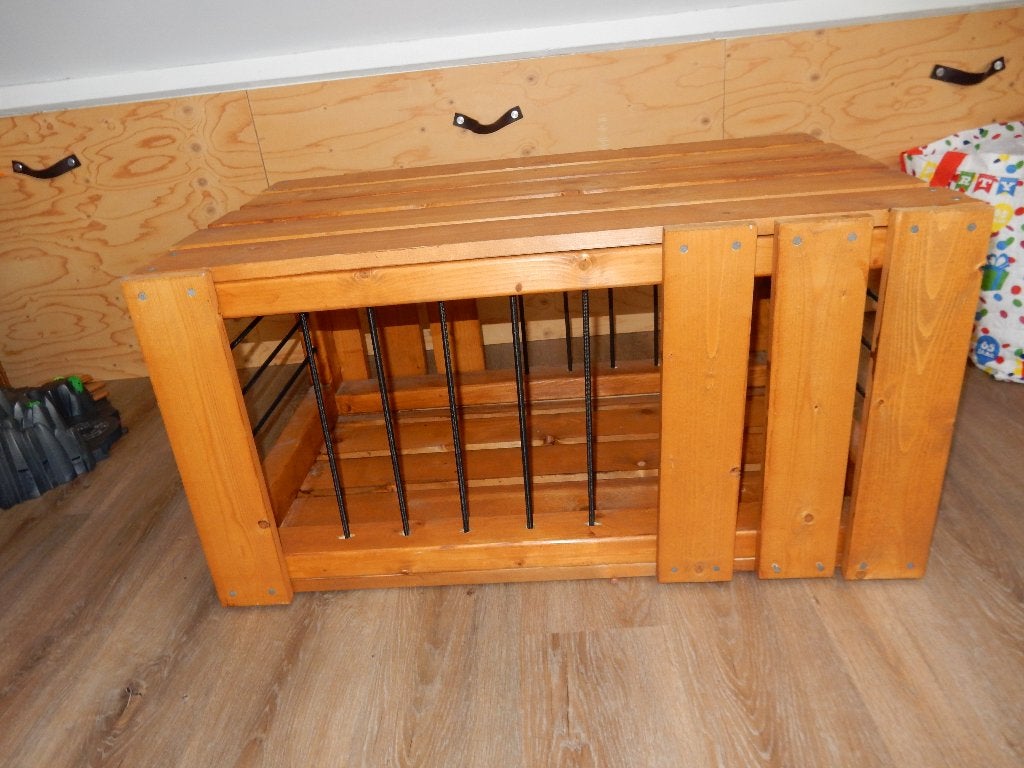 zelfgemaakte dieren transport kist voor knuffels 60 x 90 cm, Ophalen, Minder dan 50 cm, Gebruikt, 50 tot 100 cm