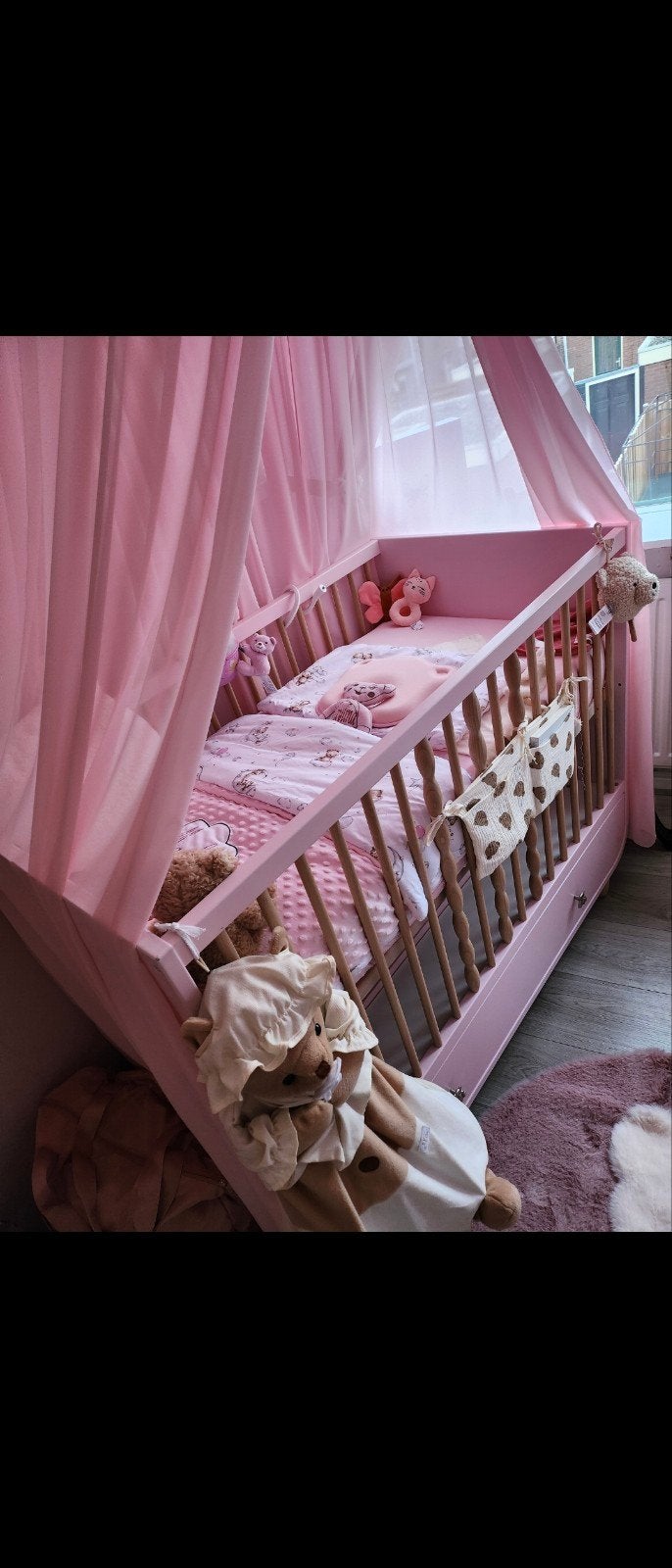 Complete roze babykamer – meegroeibaar, Ophalen, Gebruikt, Meisje