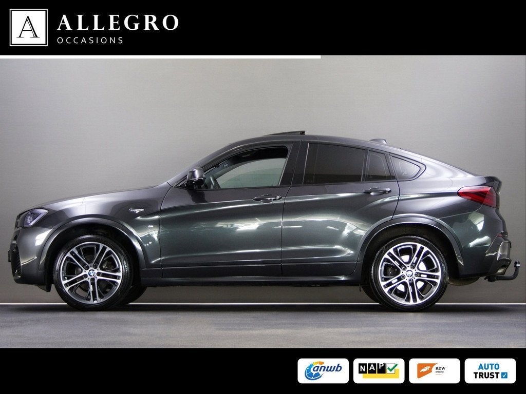 BMW X4 XDrive20i High Executive M-Sport (SCHUIF-/KANTELDAK,, Auto's, BMW, Automaat, Gebruikt, 2000 kg, Bedrijf