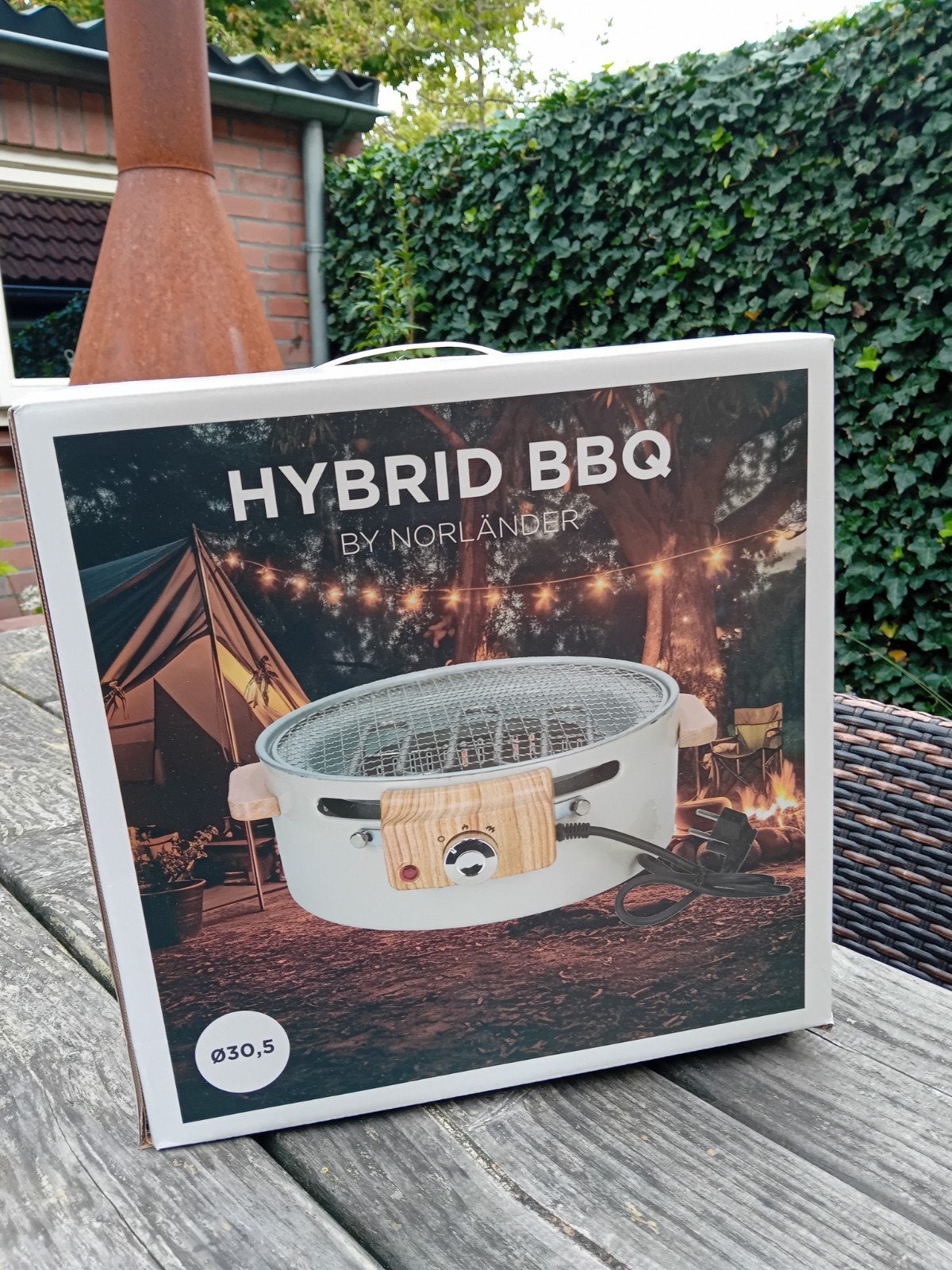 Hybride BBQ van Norländer - Elektrisch en Houtskool, Ophalen of Verzenden, Nieuw, Norländer