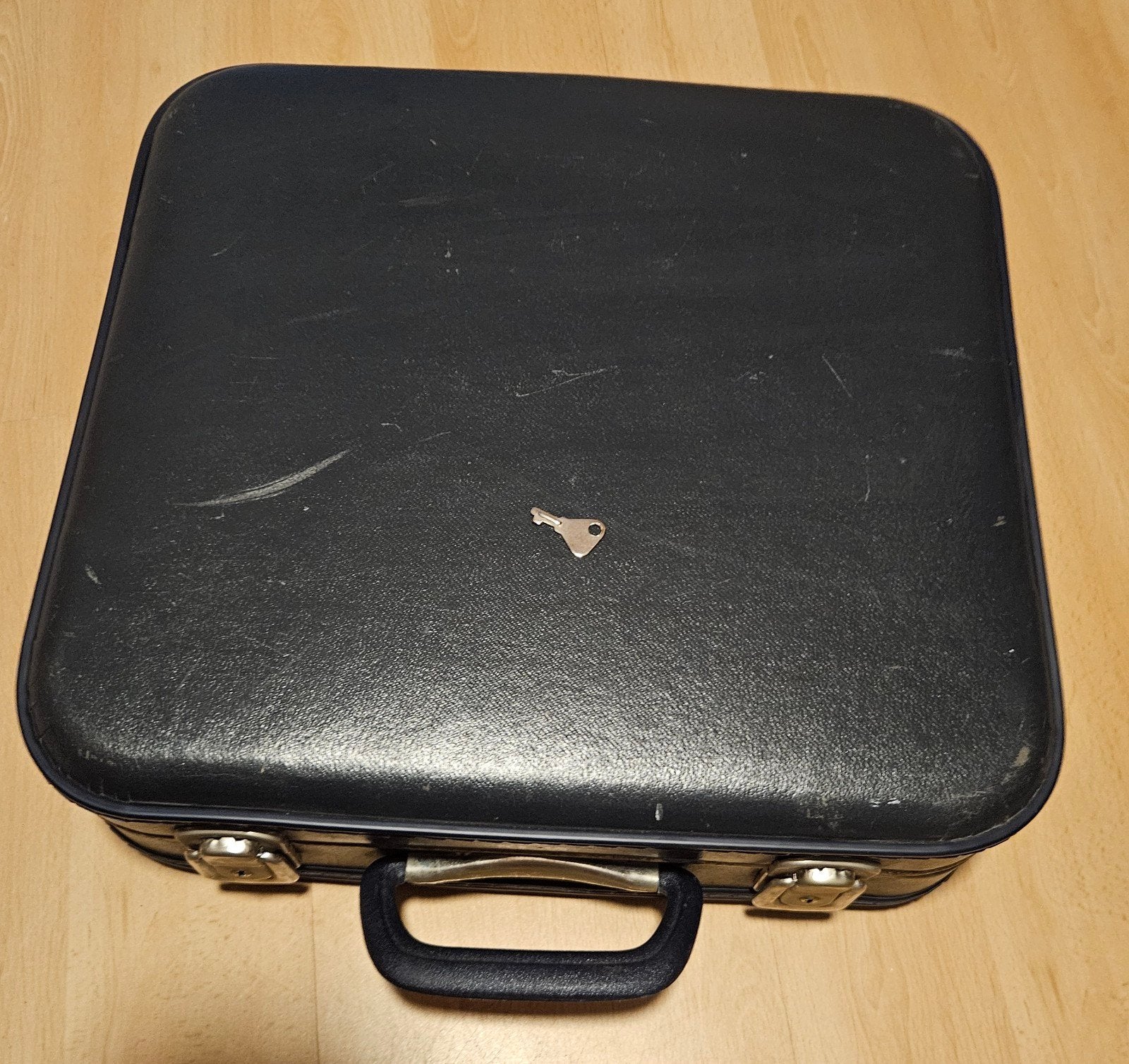 Vintage KLM Koffer - Handbagage met Sleutel, Overige materialen, Gebruikt, 50 tot 60 cm, Slot