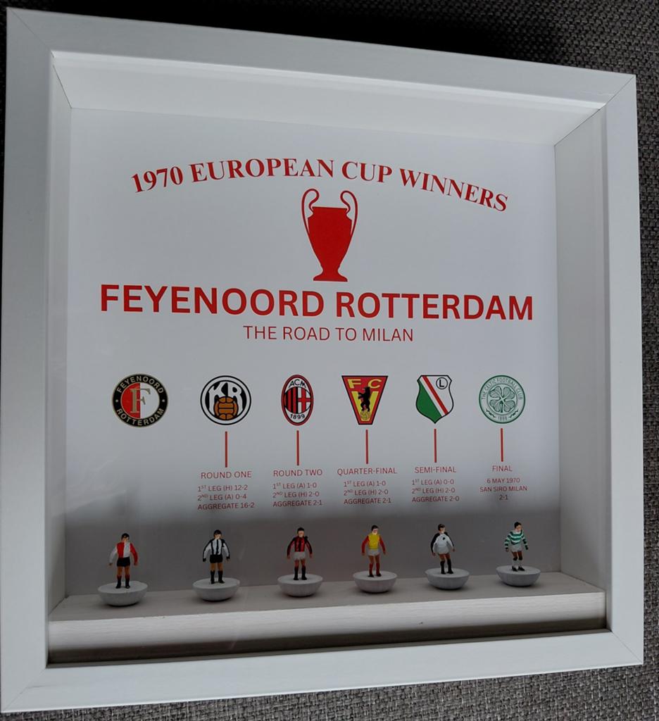 Feyenoord Europacup 1 finale 1970 Memento - De weg naar Mila, Ophalen of Verzenden, Zo goed als nieuw, Feyenoord, Overige typen