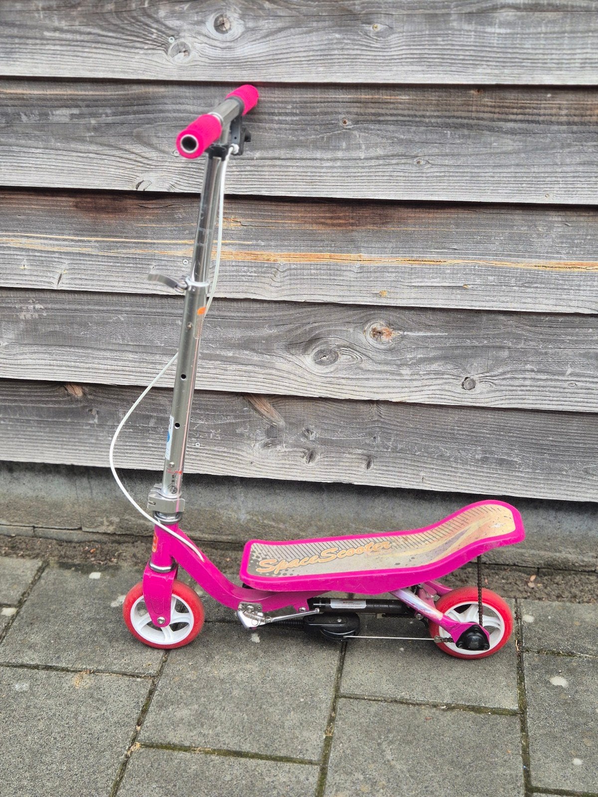 Roze Space Scooter X360 - Gebruikt, Fietsen en Brommers, Ophalen, Gebruikt, Gewone step, Space Scooter
