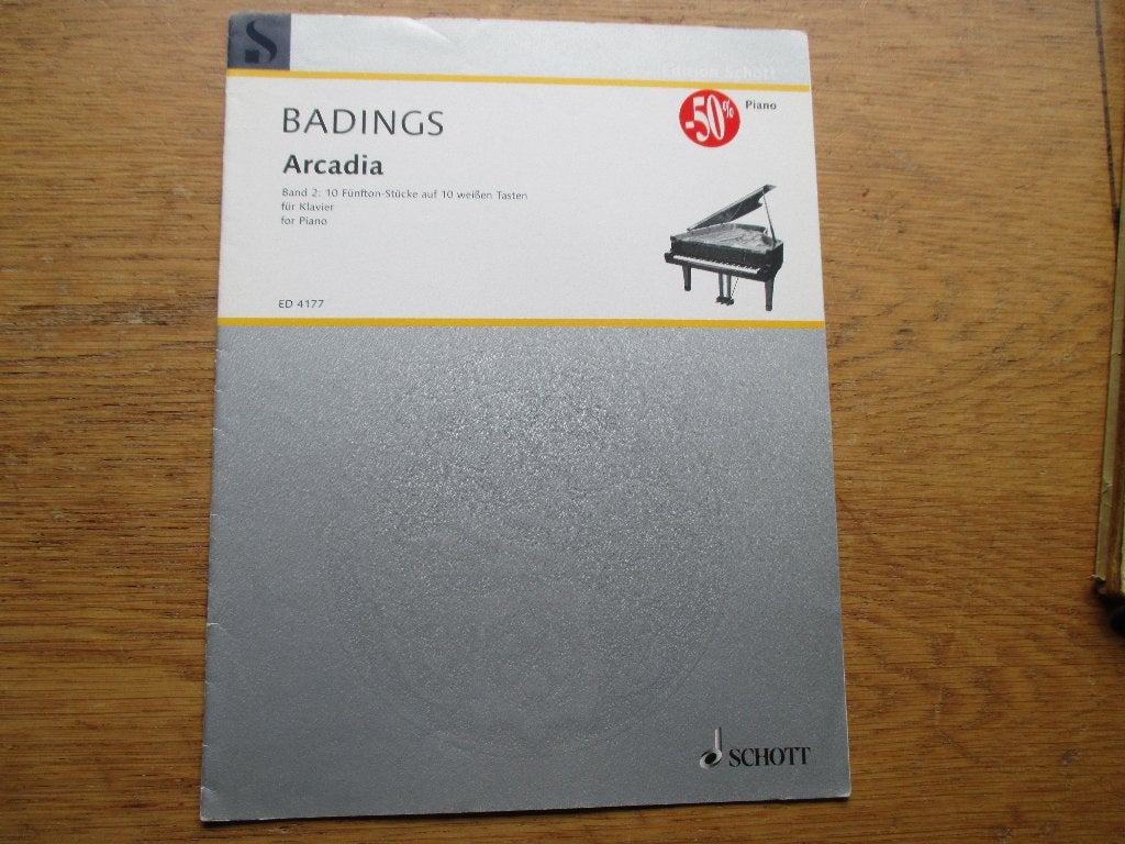 Bading's Arcadia - Piano Muziekboek (Band 2), Gebruikt, Klassiek, Ophalen of Verzenden, Thema