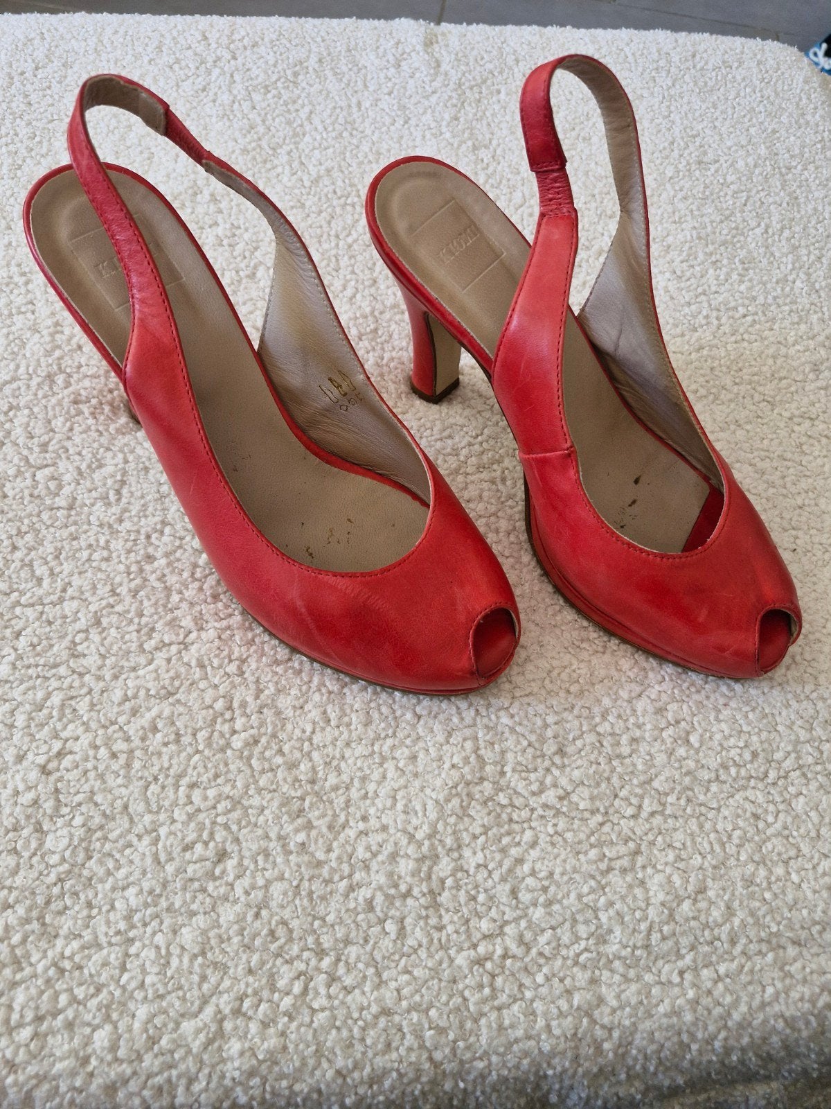 Rode open schoenen met hakken maat 38, Pumps, Kiomi, Onbekend, Ophalen of Verzenden