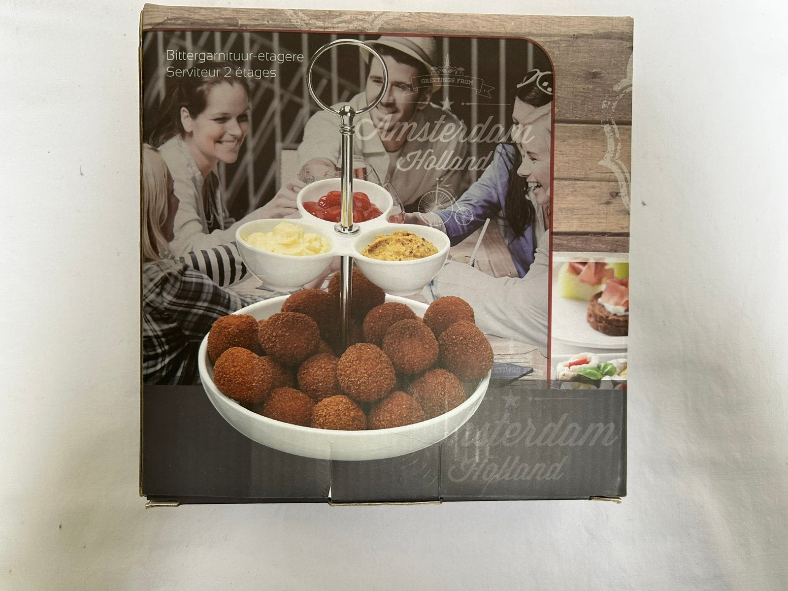Gusta borrel etagère, Huis en Inrichting, Overige merken, Nieuw, Ophalen of Verzenden, Schaal of Schalen