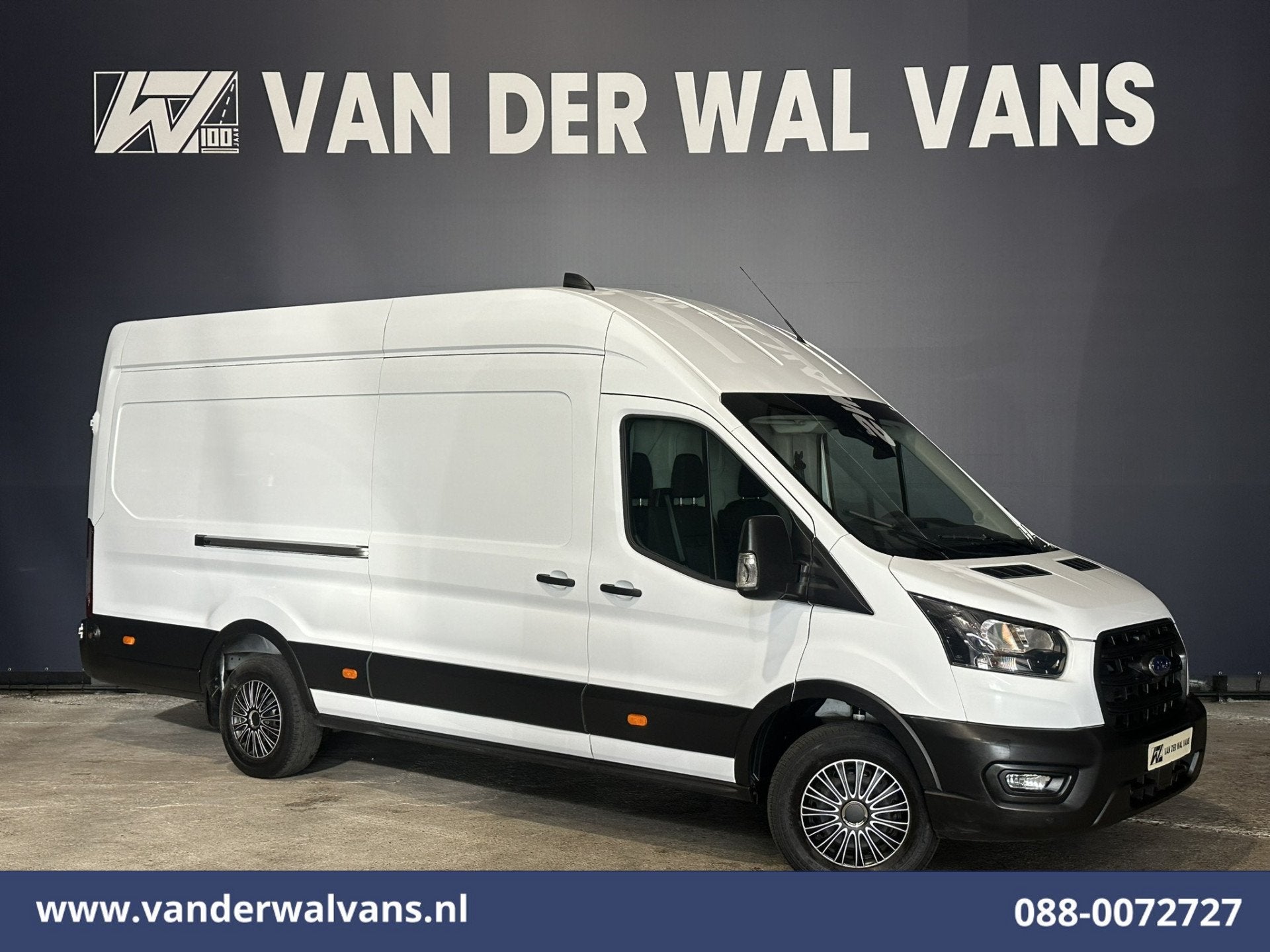 Ford Transit 2.0 TDCI 130pk L4H3 Euro6 Airco | Camera | Crui, Stof, 4 cilinders, Lichtsensor, Wit