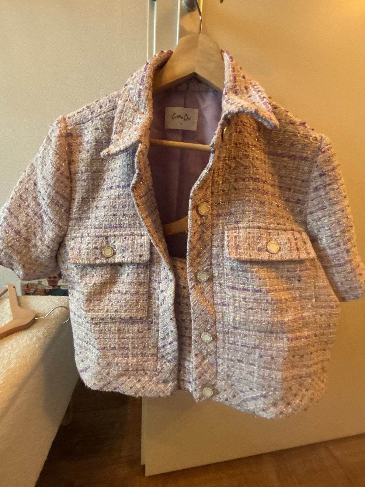 Tweed setje lila - Cotton Club, Maat 38/40 (M), Ophalen of Verzenden, Kleding, Overige thema's